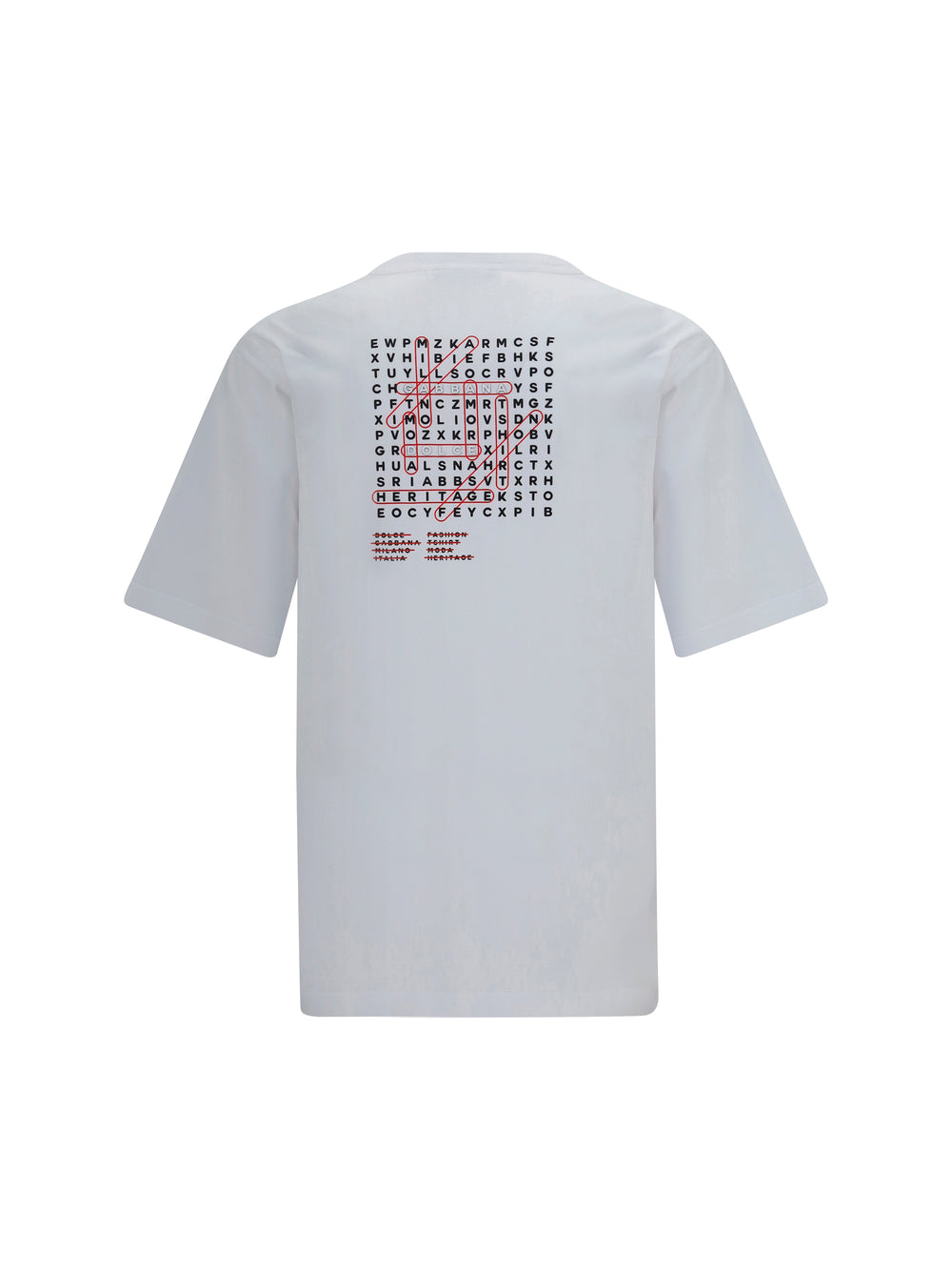 Cotton T-shirt with back print 2