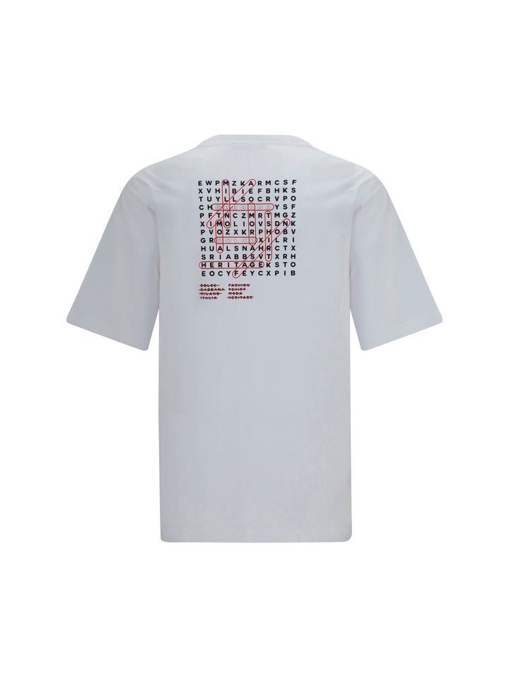 Cotton T-shirt with back print 2