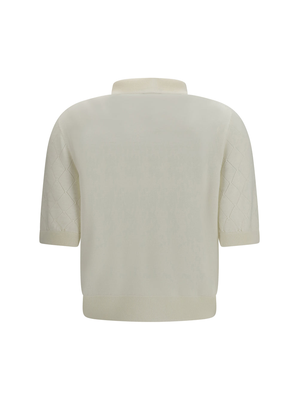 Wool Polo with vintage buttons 2