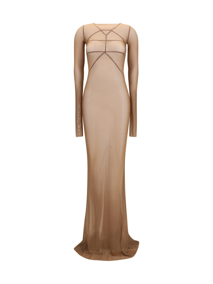 Long transparent tulle Dress 1