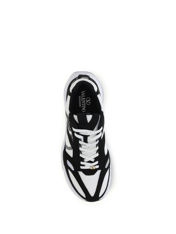 Demivee mesh and suede Sneakers 4