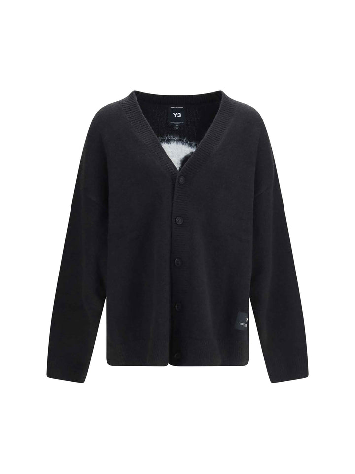 Chito V-neck Cardigan with graphic back