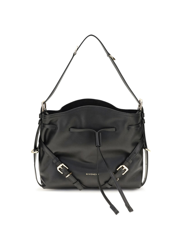 Small Voyou Bucket Handbag in glossy leather 1