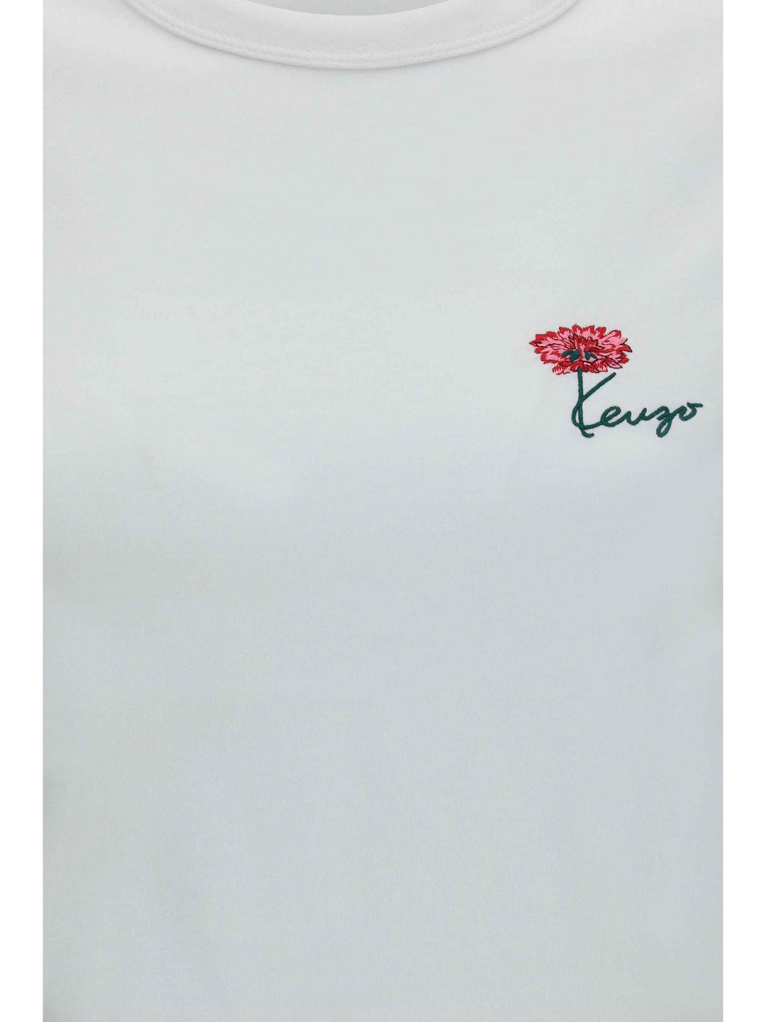 Kenzo Tulip embroidered cotton T-shirt