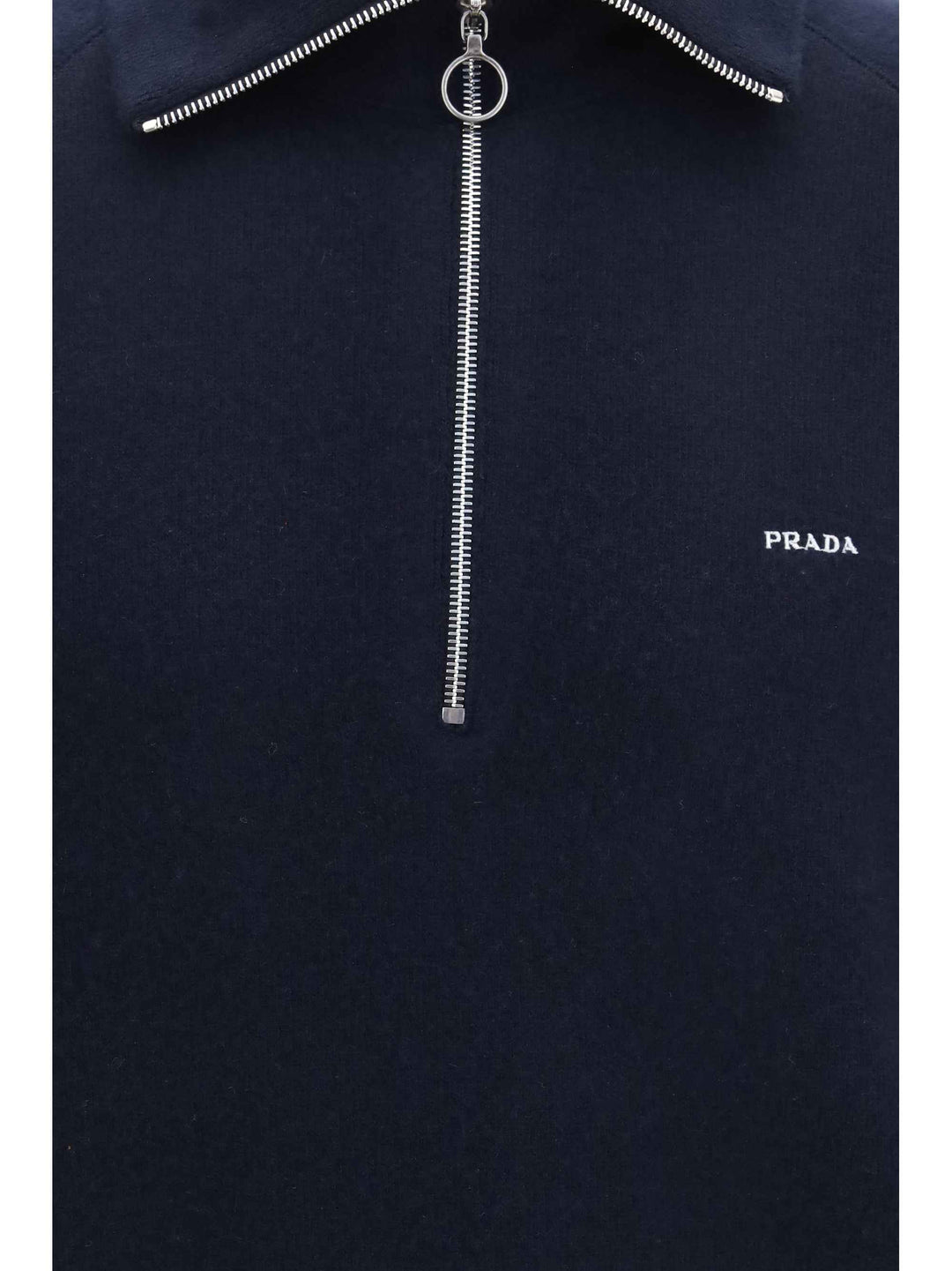 Half-zip wool and cashmere Sweater