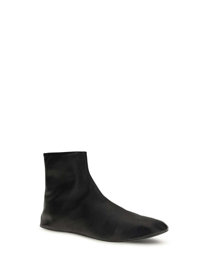 Leather ankle Boots lined with soft shearling 2