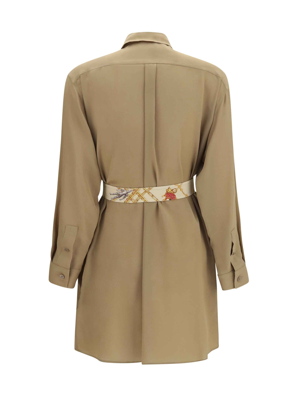Silk crêpe de chine shirt Dress