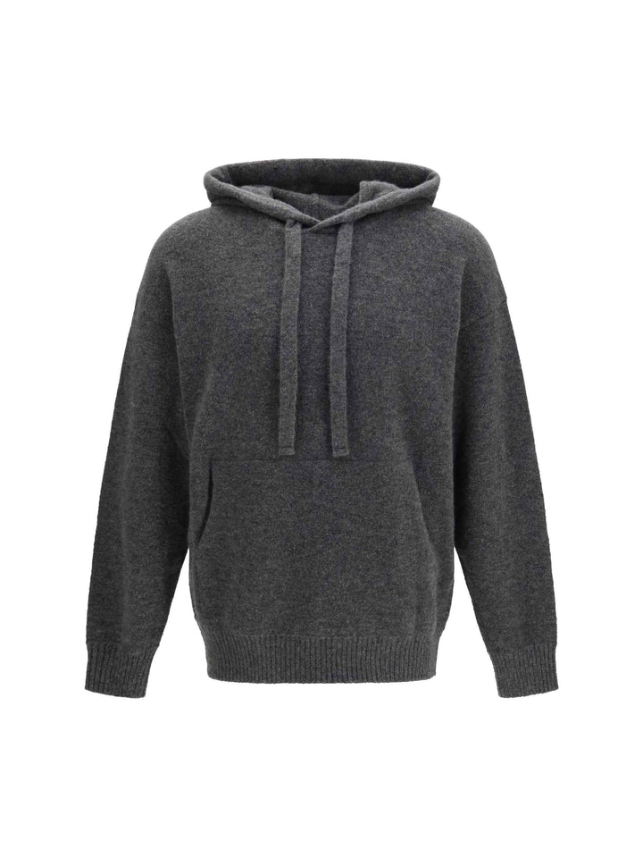 Cashmere and silk hooded Sweater