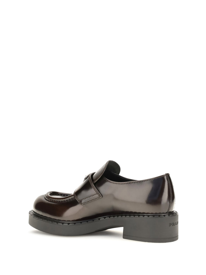 Leather logo Loafers 3