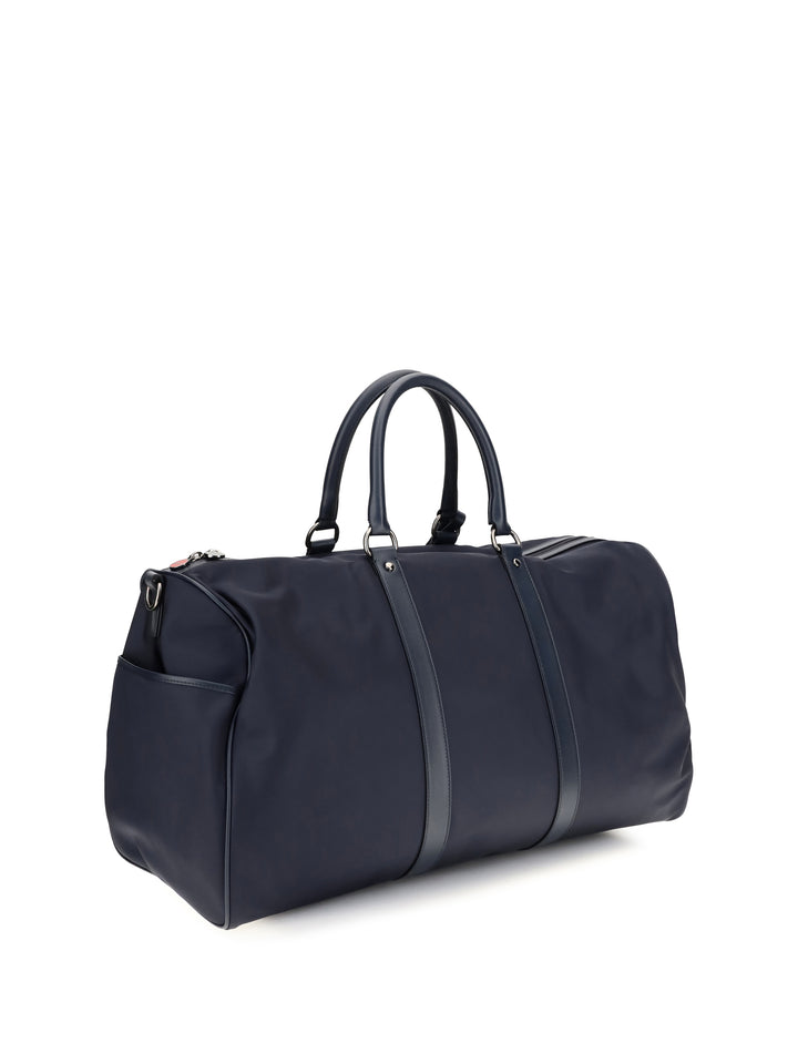 Leather-trim Travel Duffle Bag 3