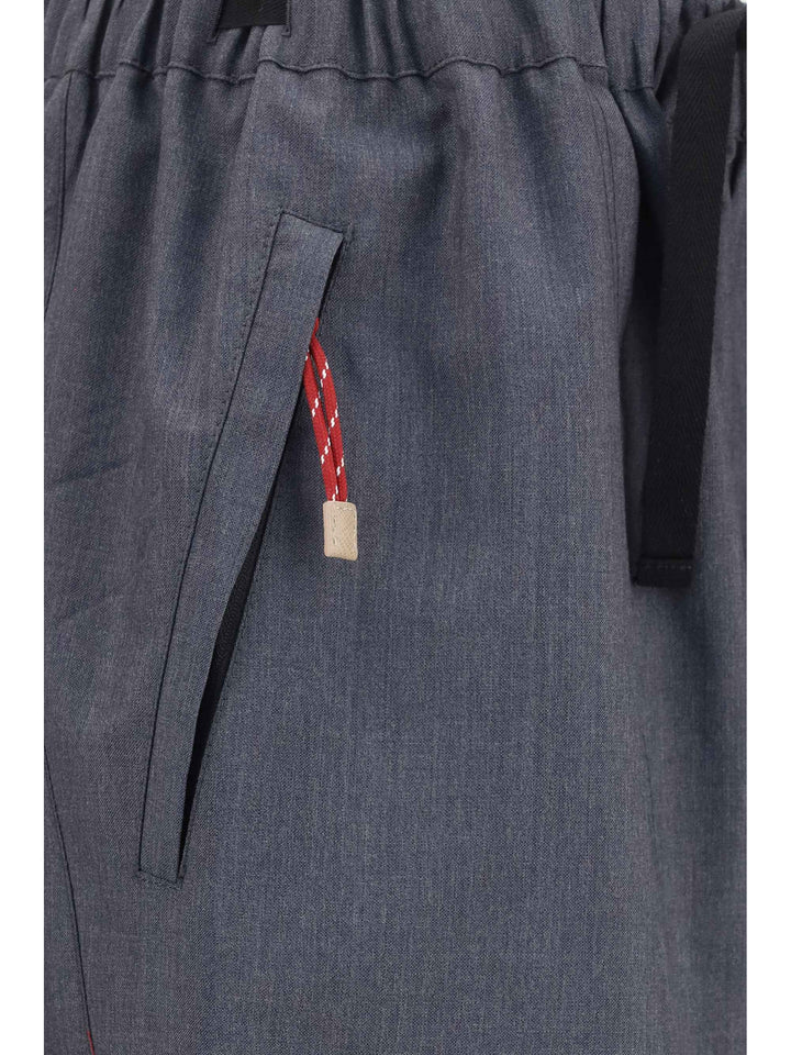 Wool and mohair Pants