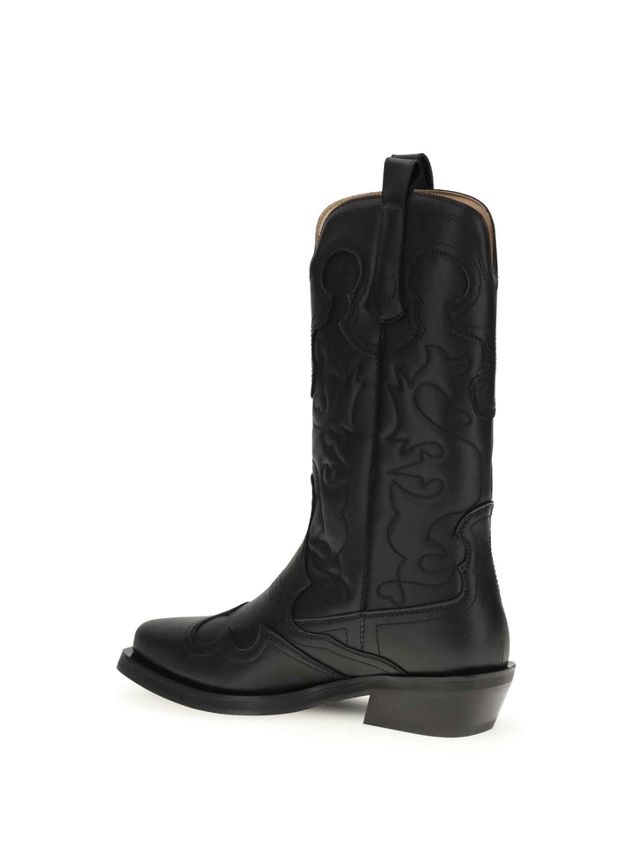 Embroidered Western Boots