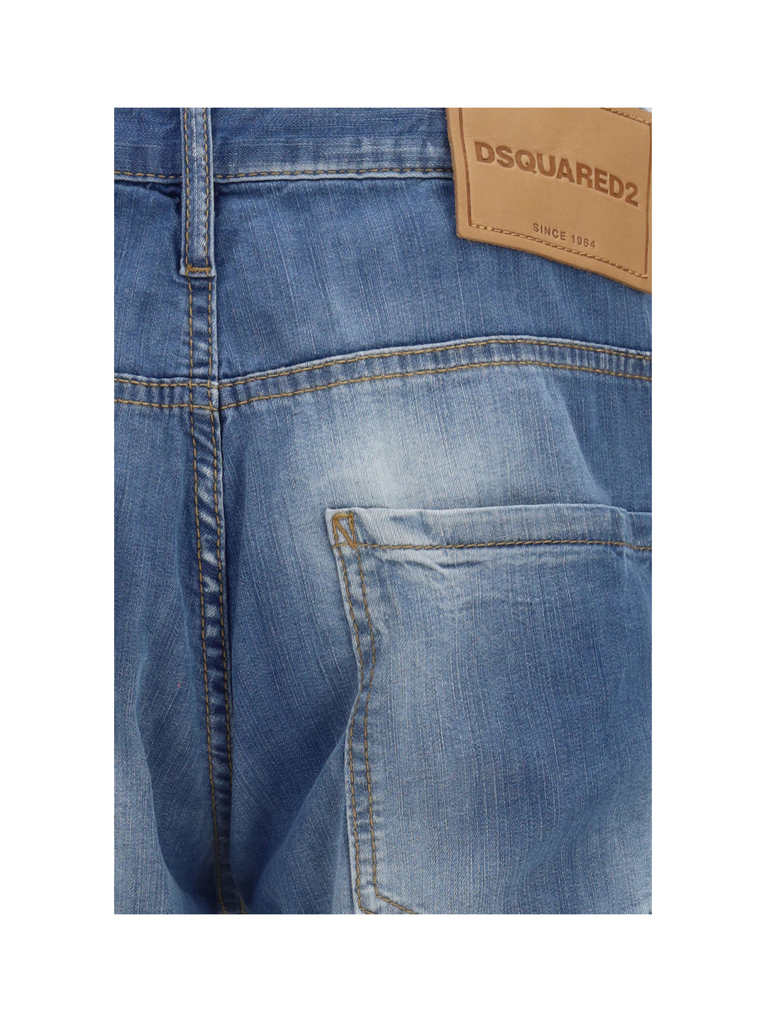 Cotton Jeans with logo application 3