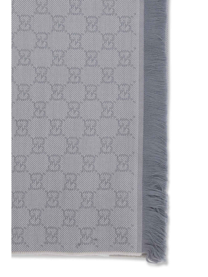 GG Supreme embroidered wool Scarf