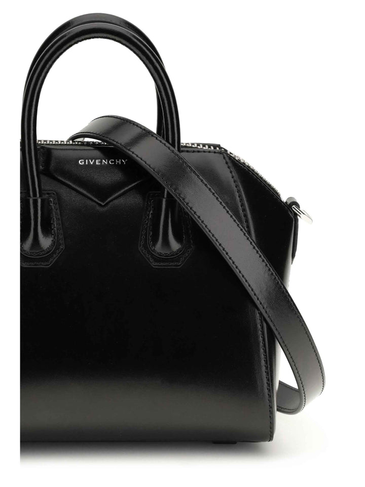 Box leather Antigona mini Handbag