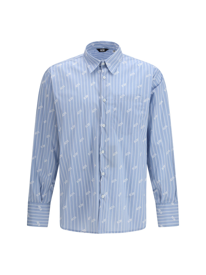 Pinstripe Logo Shirt 1