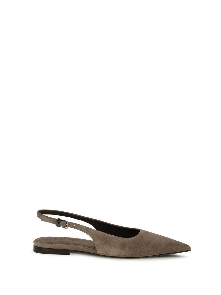 Suede Ballerinas 1