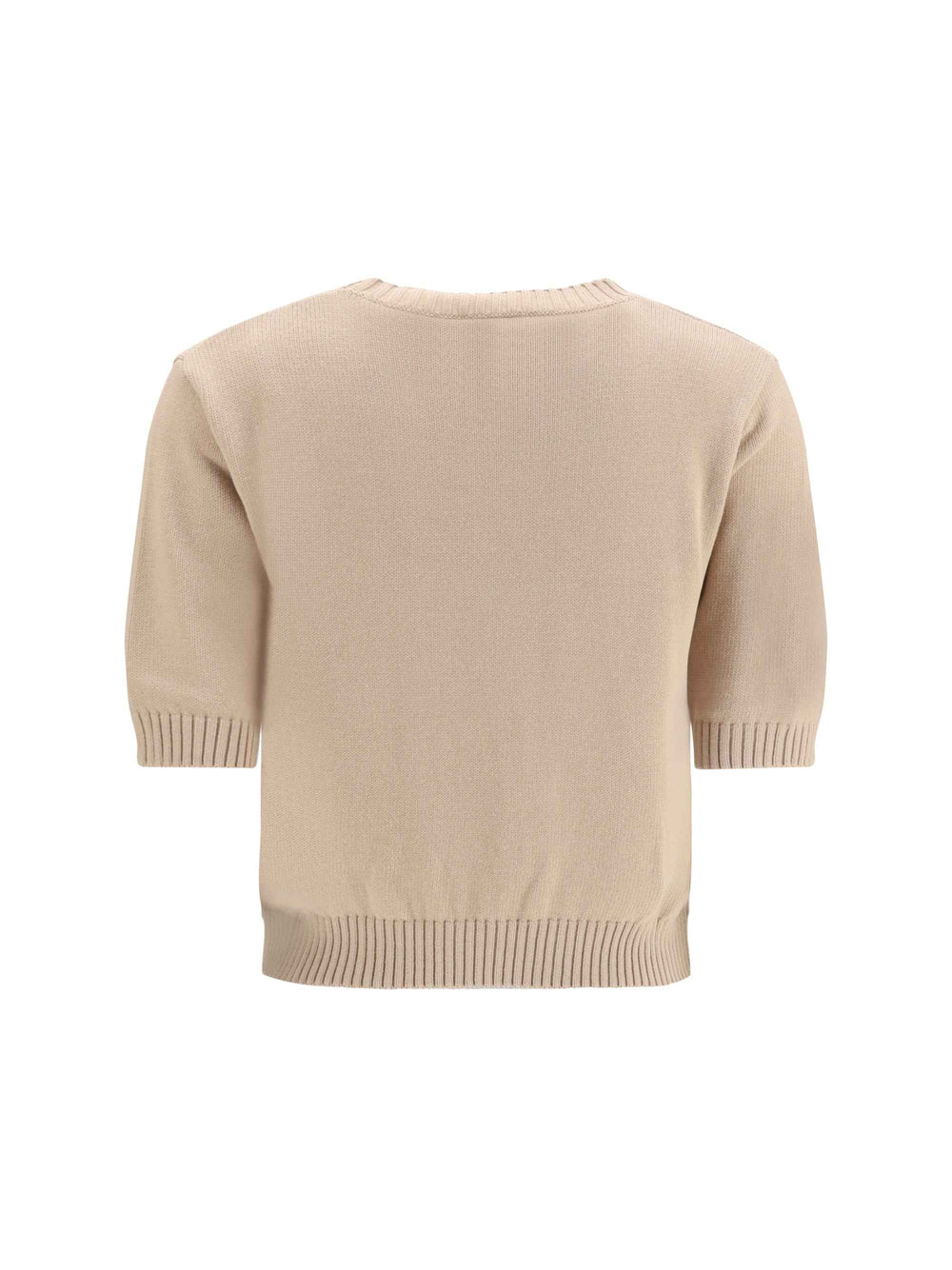 Cotton knit Sweater with embroidery
