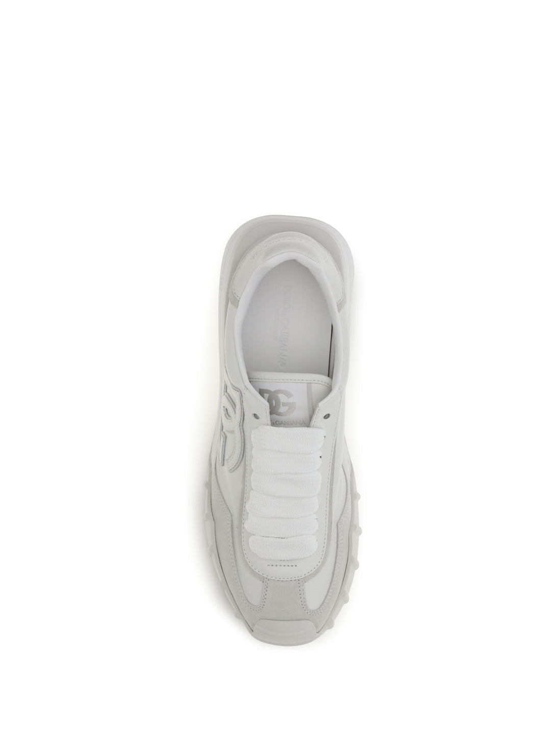 Athletic fabric and leather Sneakers 4