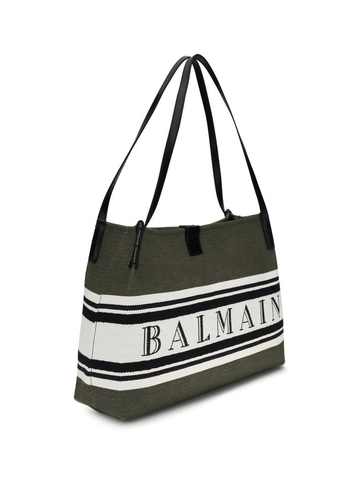 Medium canvas and leather Release Tote 2