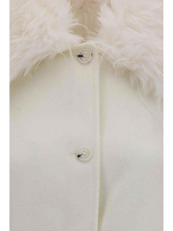LOULOU DE SAISON Jackets &amp; Coats in IVORY/IVORY