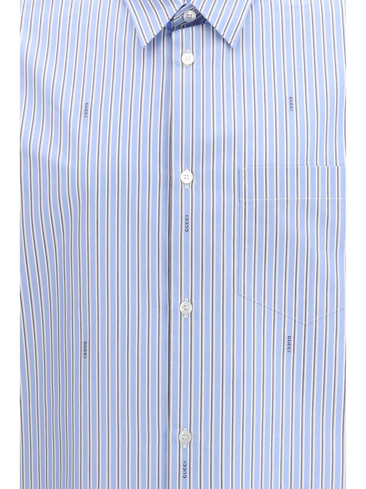 Striped cotton poplin Shirt