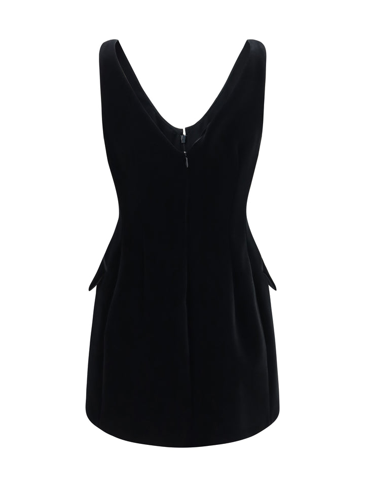 Tefrite structured V-neck Dress 2