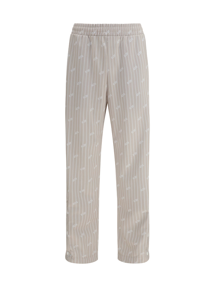 All-over logo pinstripe track Pants 1