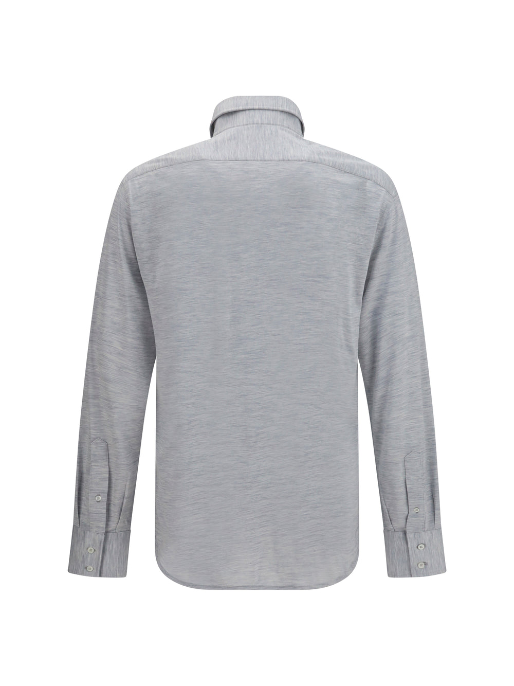 Silk and cotton jersey Shirt with spread collar 2