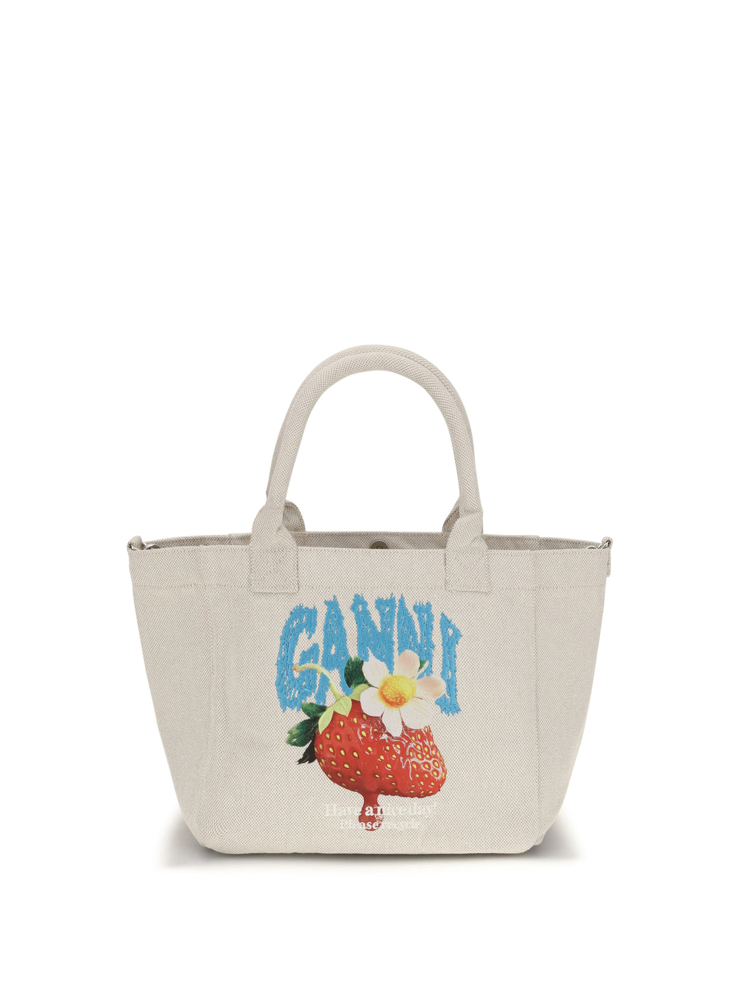 Small Easy Shoulder Bag with strawberry print 1