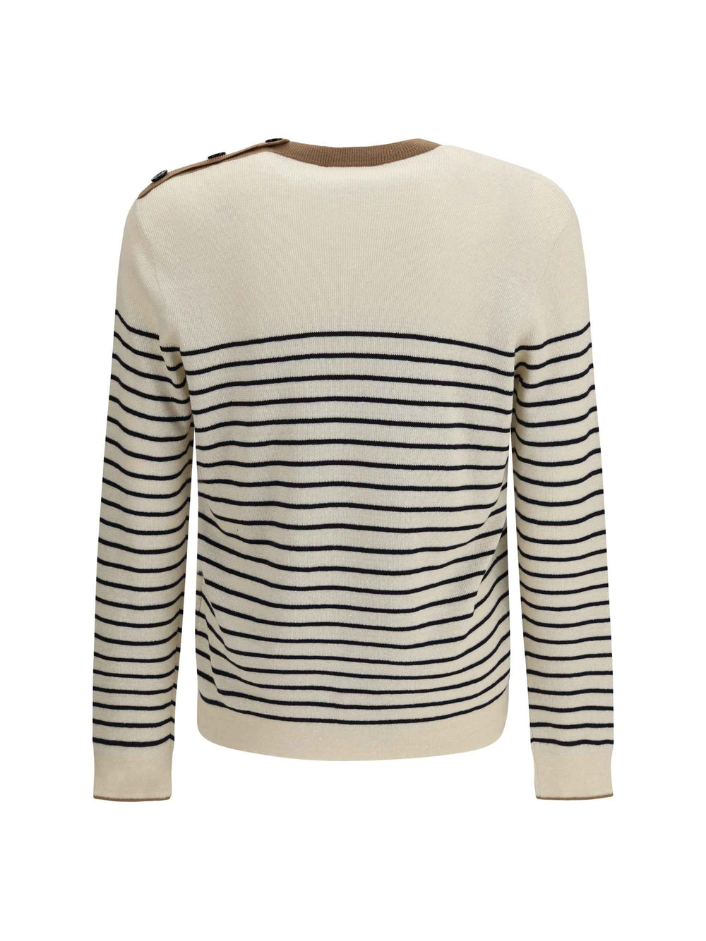 jacquard wool and cotton blend Sweater