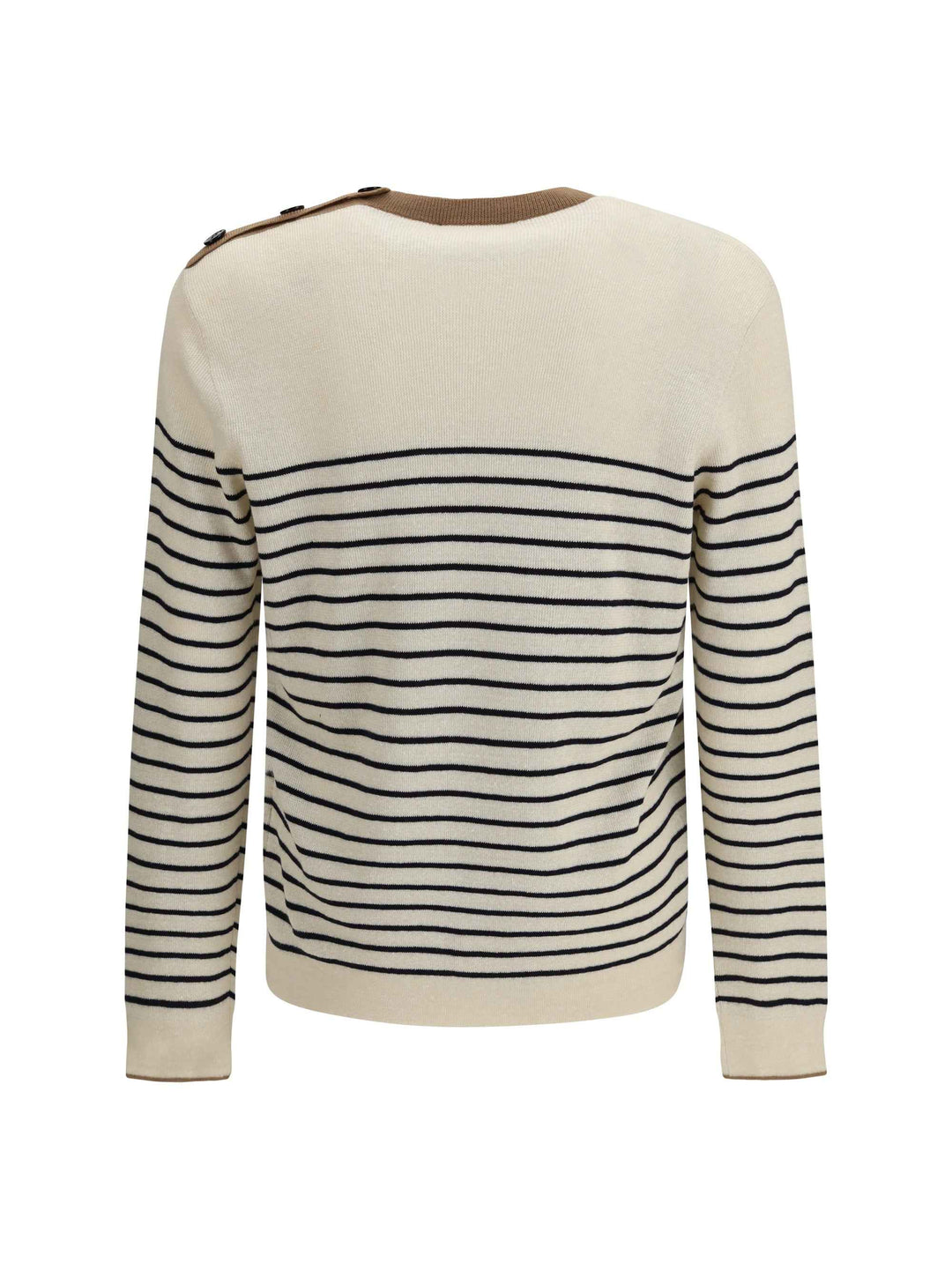 jacquard wool and cotton blend Sweater