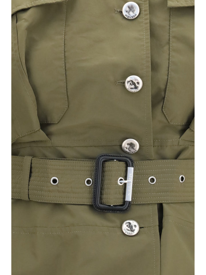 Cropped belted high-neck Jacket 3