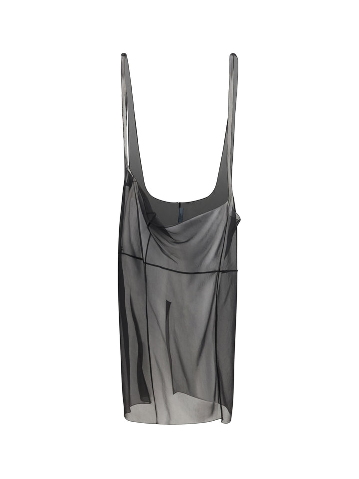 Cigaline midi Skirt with suspender straps 1