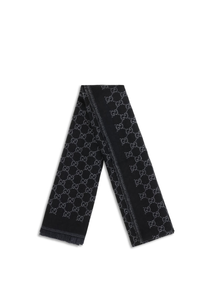 Miss Stenny GG Monogram wool Scarf 2