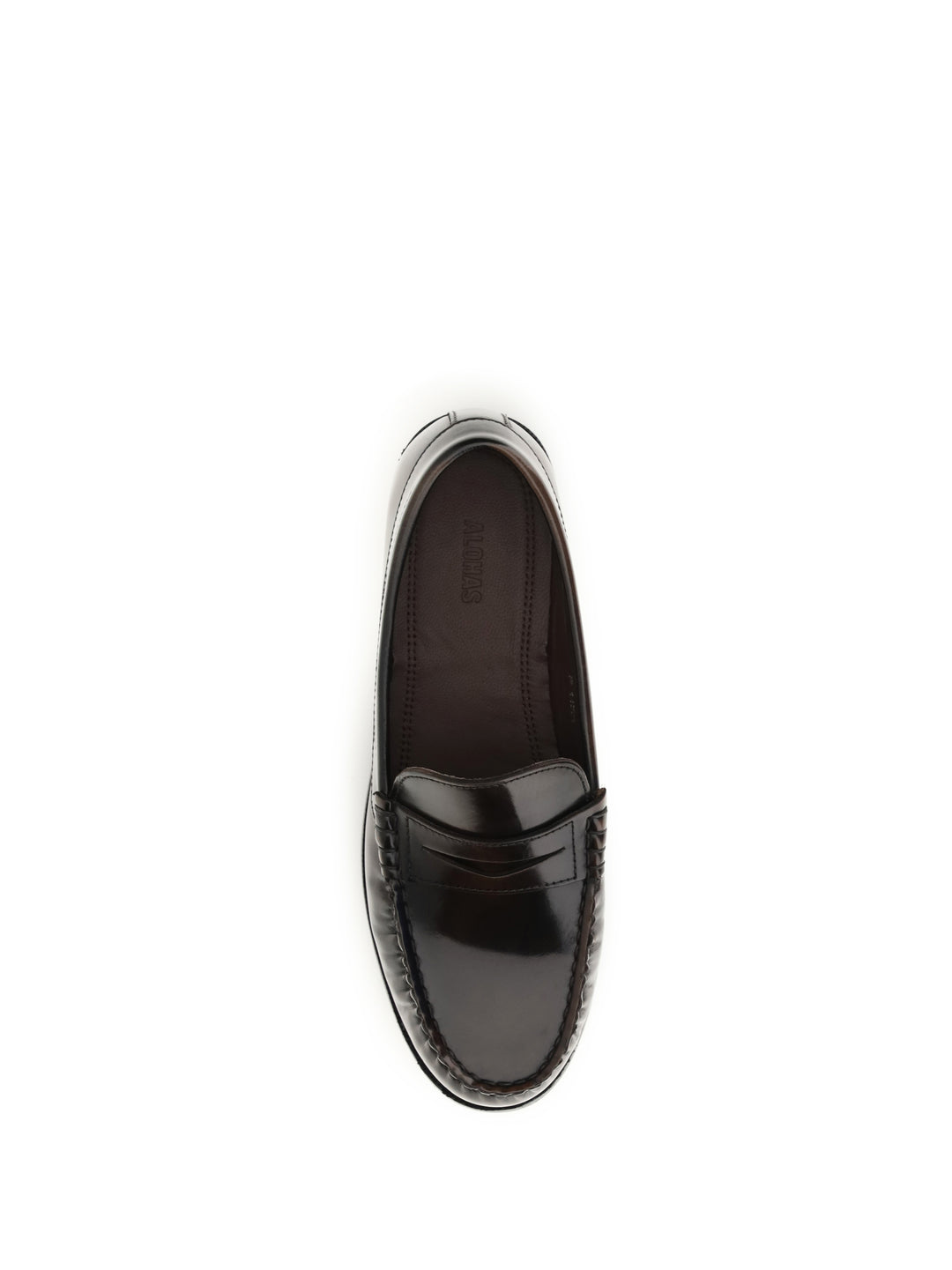 Rivet Vintage brushed leather Loafers 4