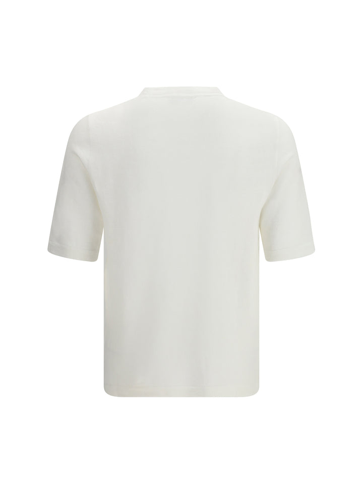 Linen and cotton knit T-shirt 2