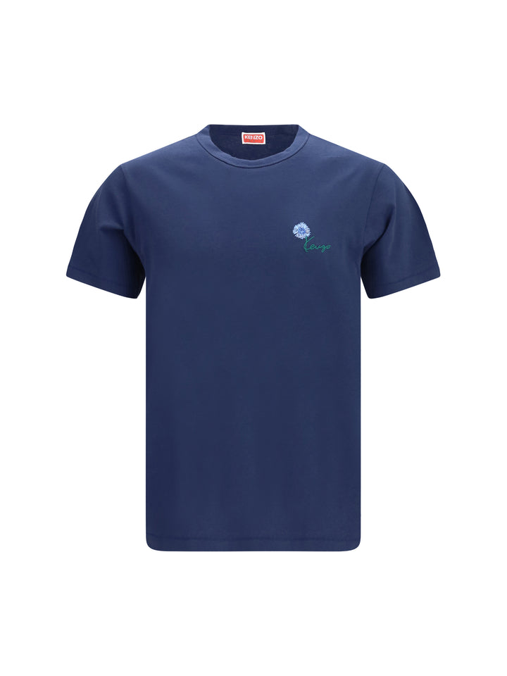 Kenzo Tulip embroidered cotton T-shirt 1