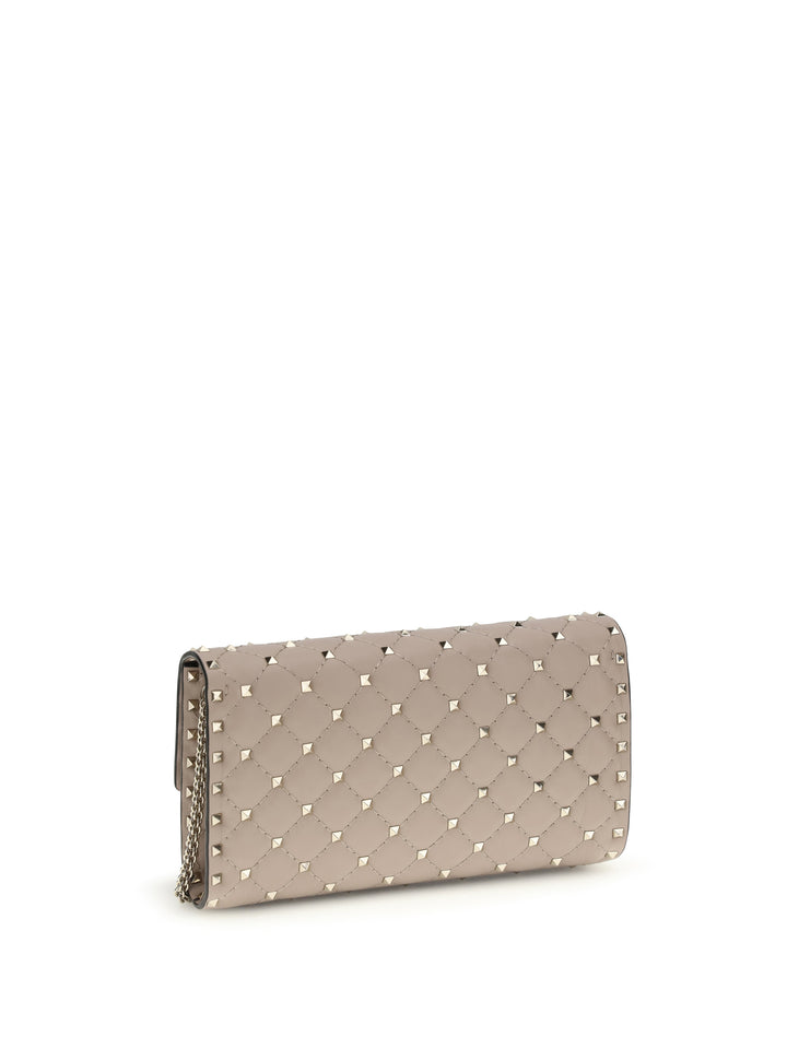 Rockstud Spike quilted Nappa Shoulder Bag 3