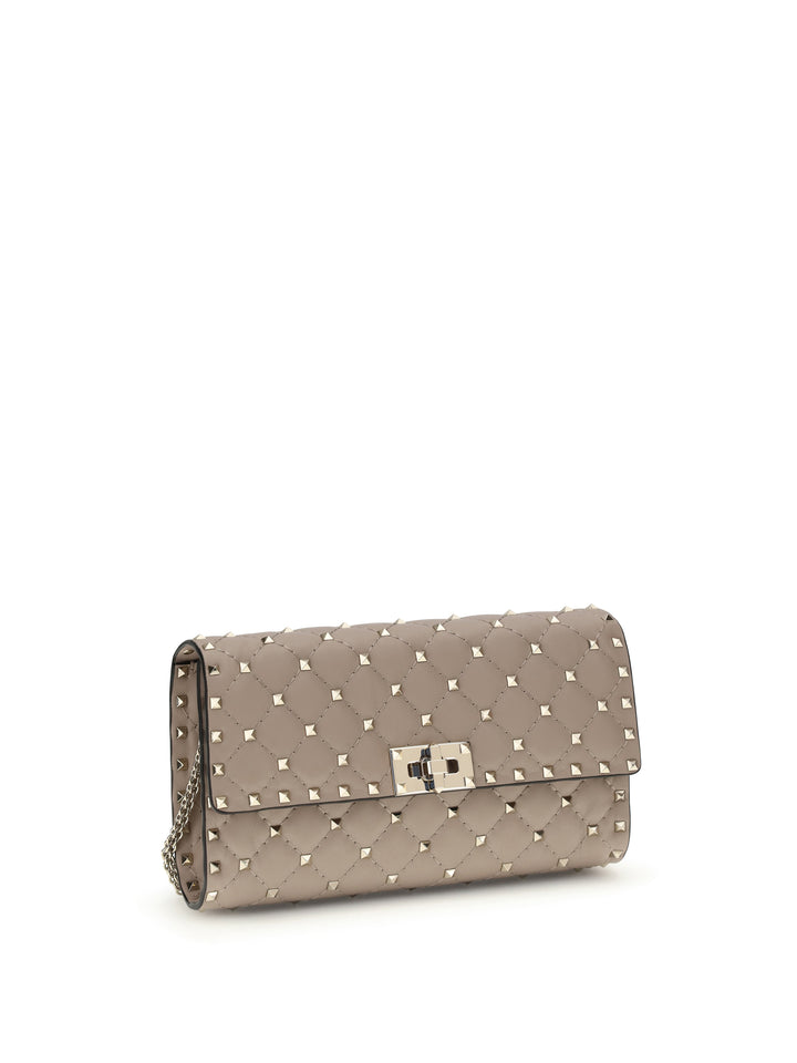 Rockstud Spike quilted Nappa Shoulder Bag 2