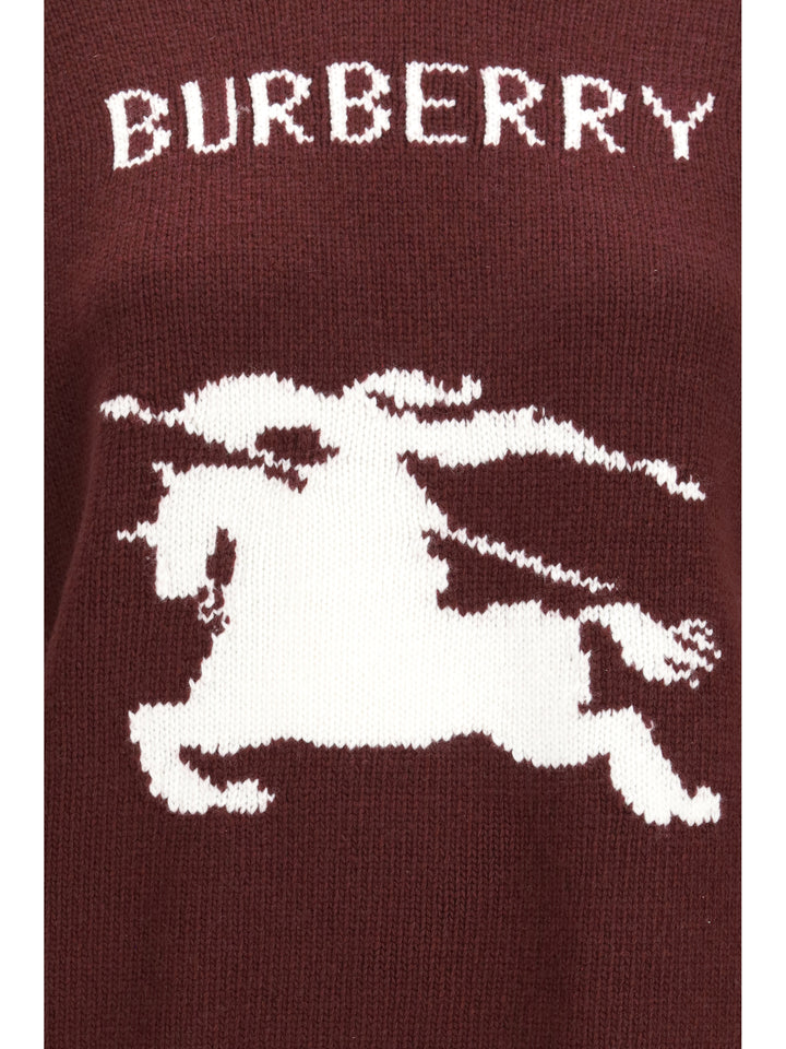 Cashmere and wool Sweater with Knight motif 3
