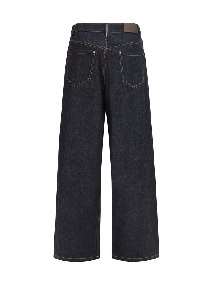 Straight-leg denim Jeans