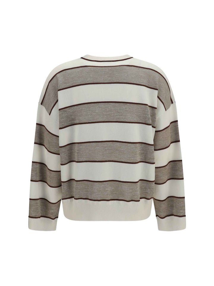 Striped long-sleeve Sweater
