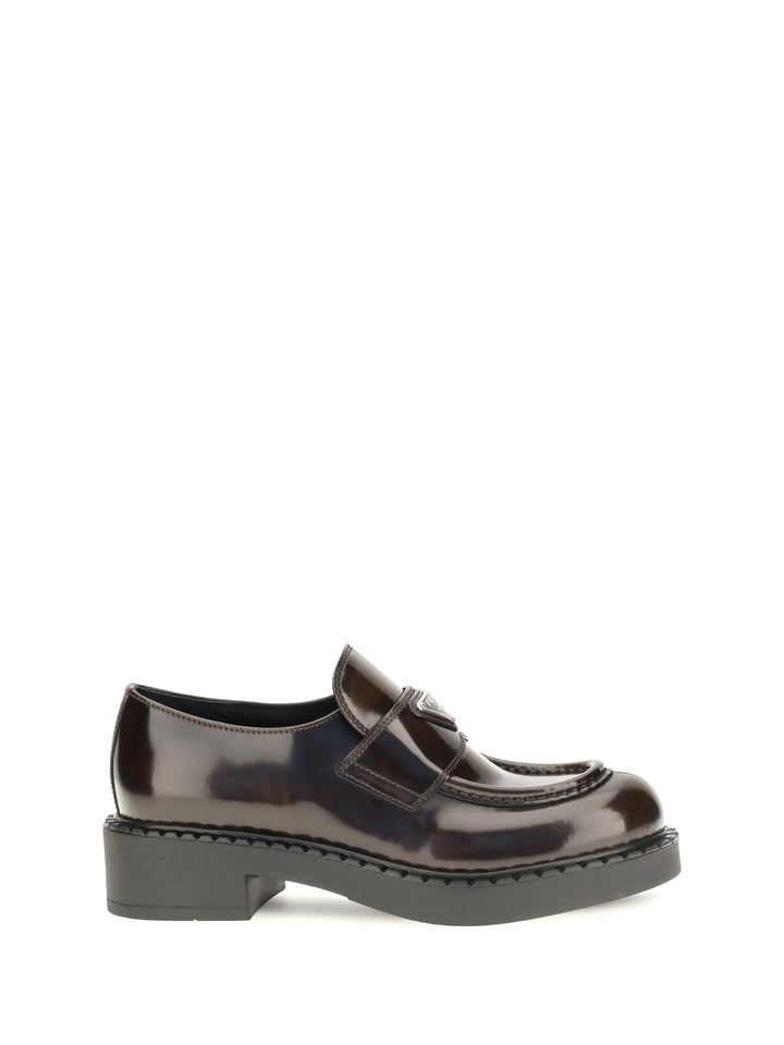 Leather logo Loafers 1
