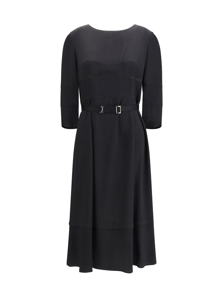 Wool and silk midi Dress 1