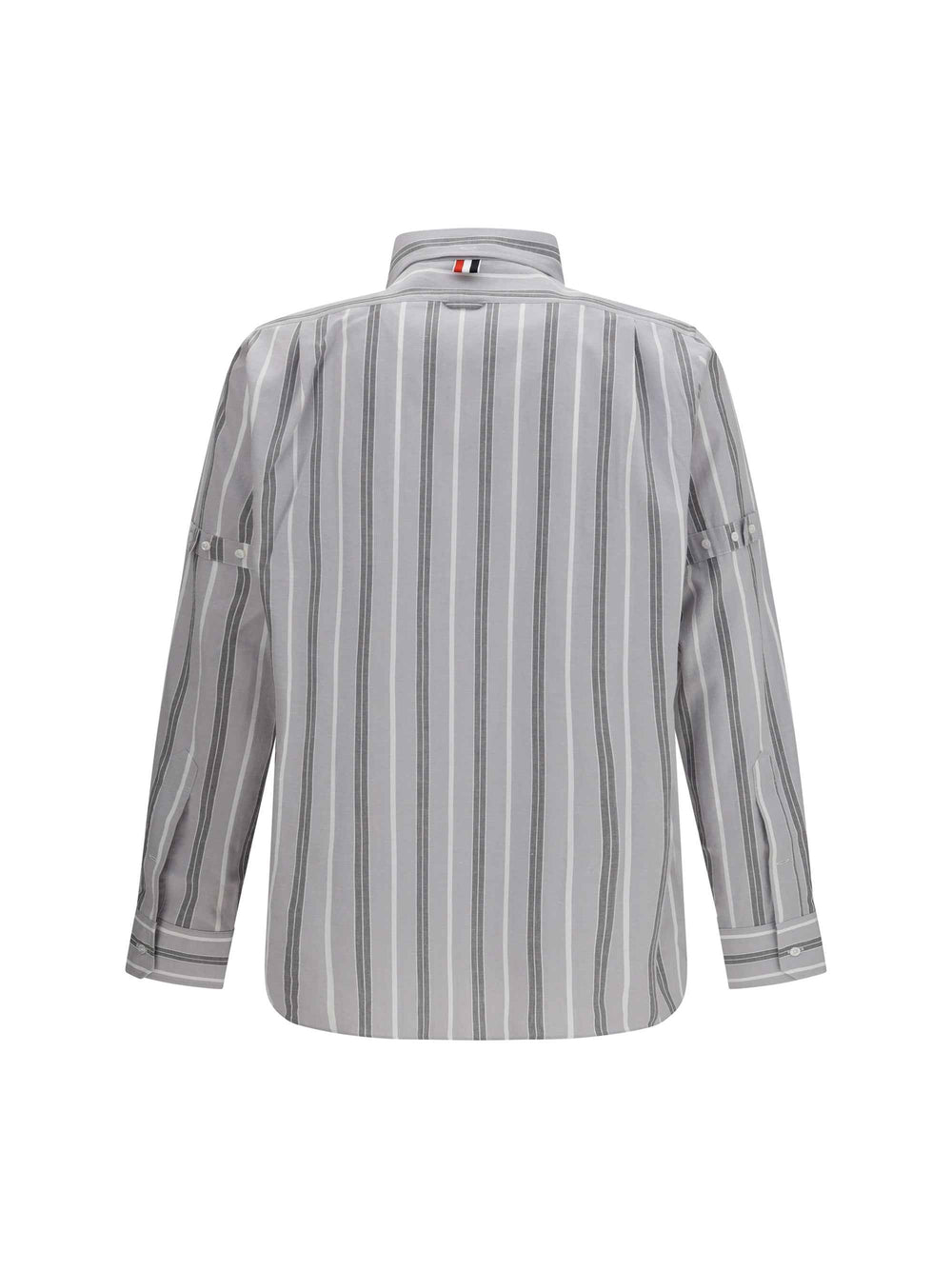 Madras striped armband Shirt