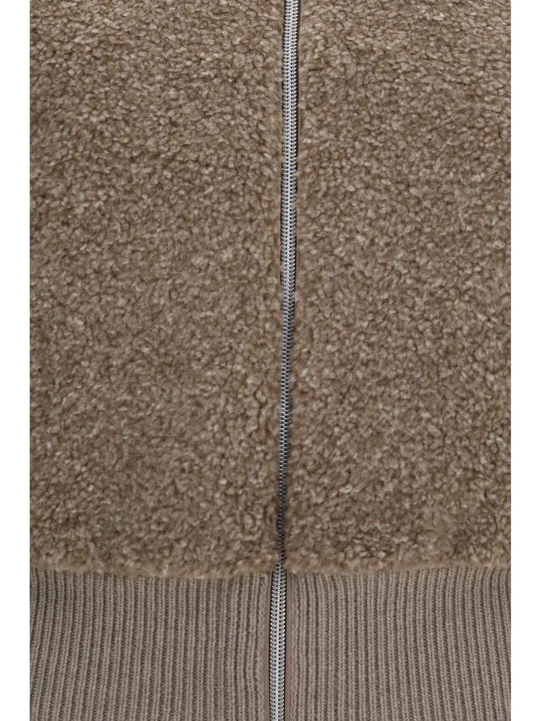 Resort ribbed pure wool Cardigan