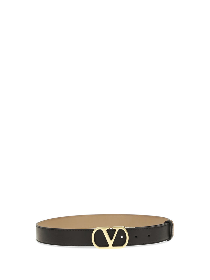 VLogo Signature reversible polished calf leather Belt 2