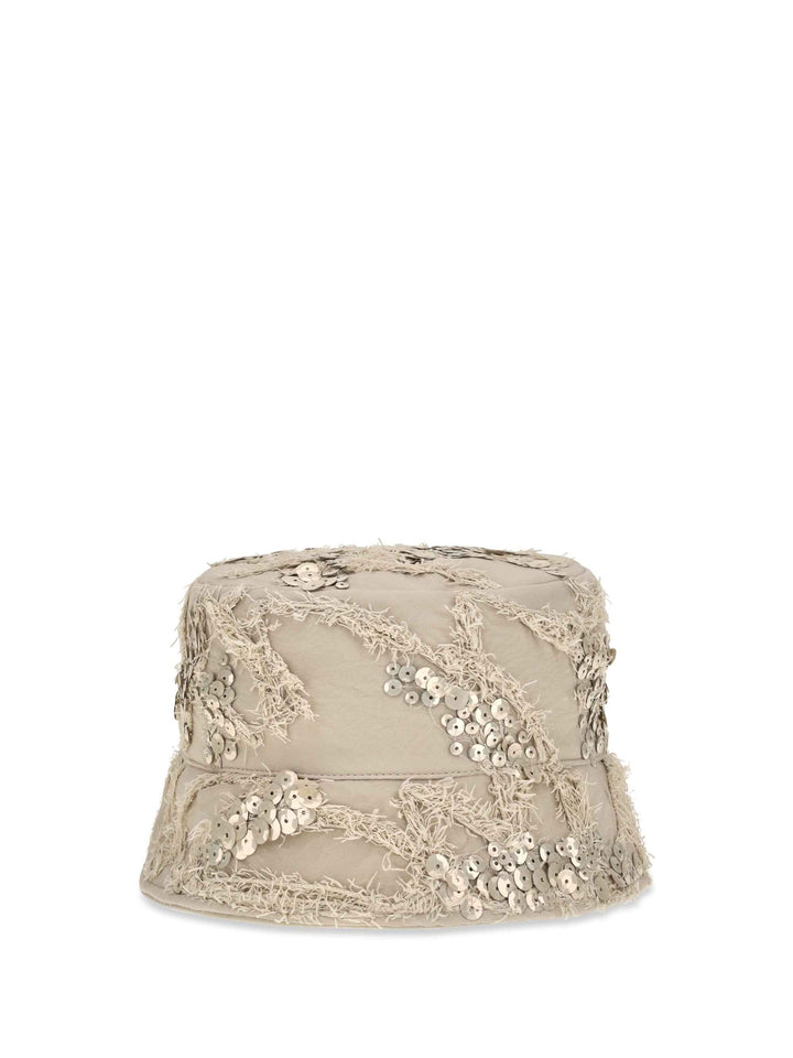 Embroidered sequin Bucket Hat