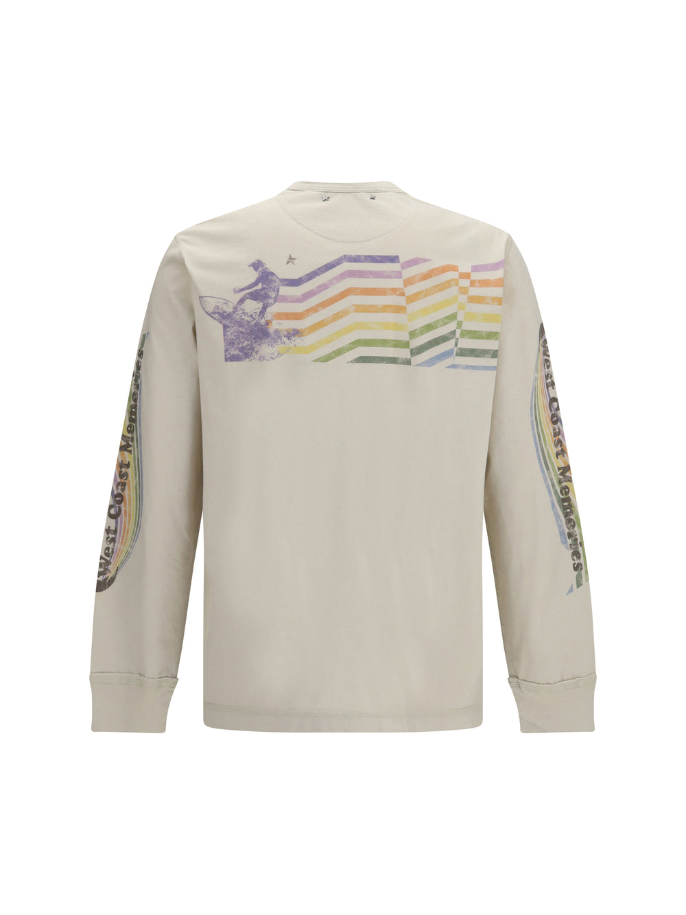 Asymmetric print Sweatshirt 2